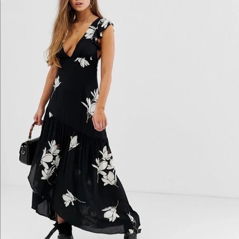 Free People She’s A Waterfall Maxi Dress